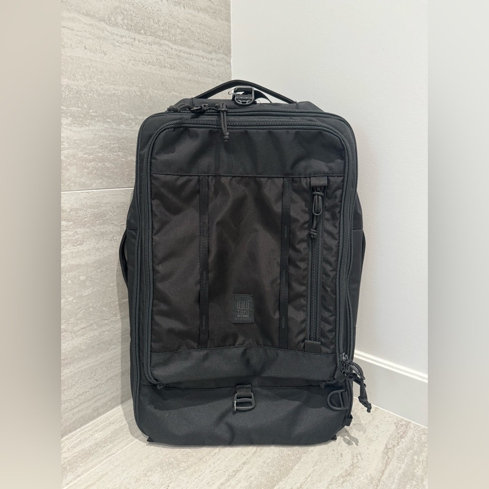 Topo Designs Travel Bag - 40L in Black (only used once) sold out on website